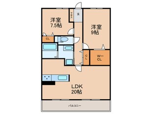 アプローズ戸畑駅壱番館（507）の物件間取画像